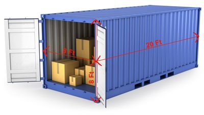 Lockitstorage 20 foot storage container